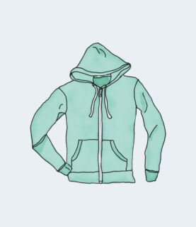 Hoodie with Zipper